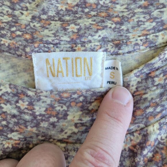 Anthropologie Boho 90s Maxi Dress 100% Pima Cotton Size S - Picture 9 of 15